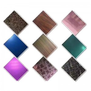 The company can customize the production of various styles of mirror stainless steel plate, welcome to send an email to ask me